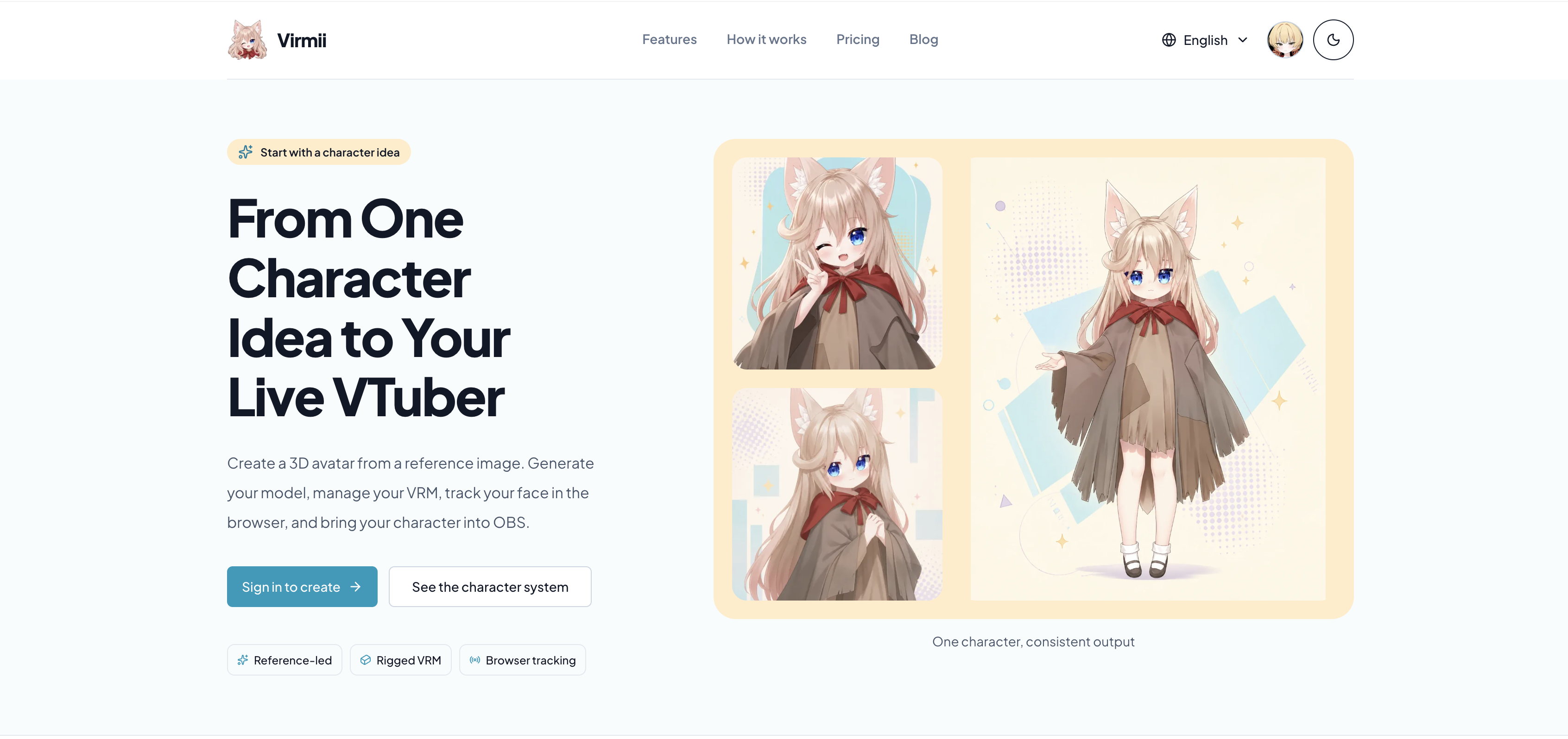 AI VTuber Maker & 3D Avatar Studio