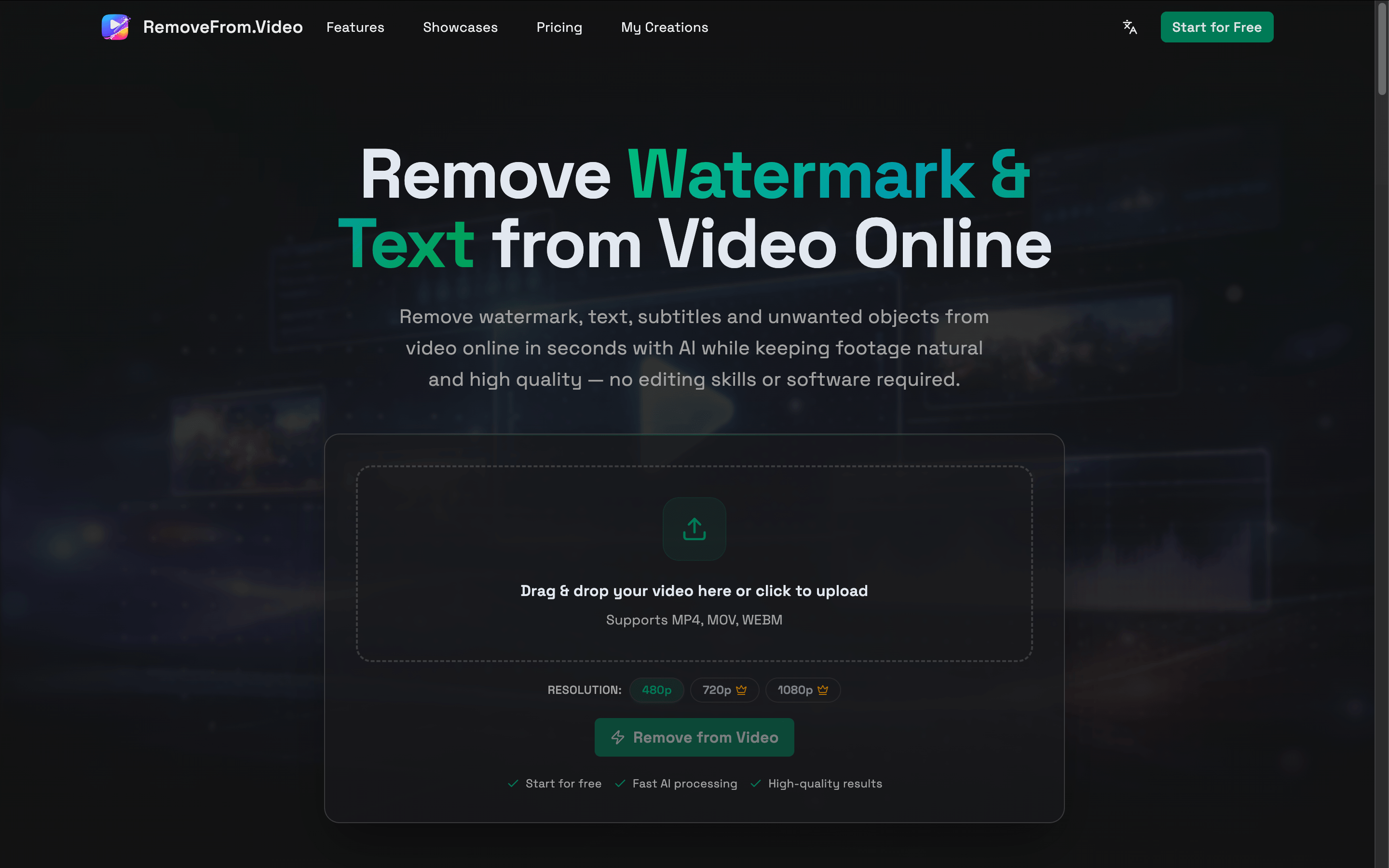 Remove Text From Video