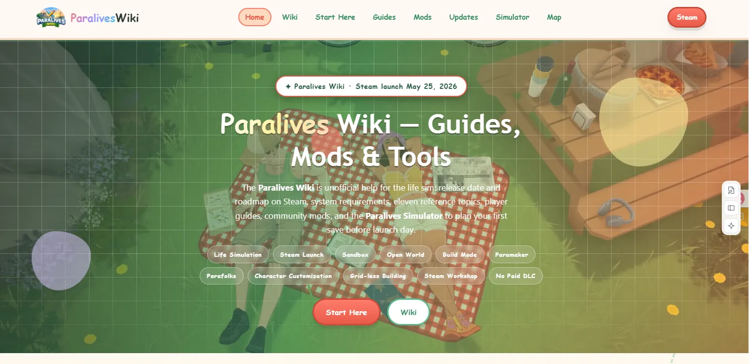 Paralives Wiki — Guides, Mods & Tools
