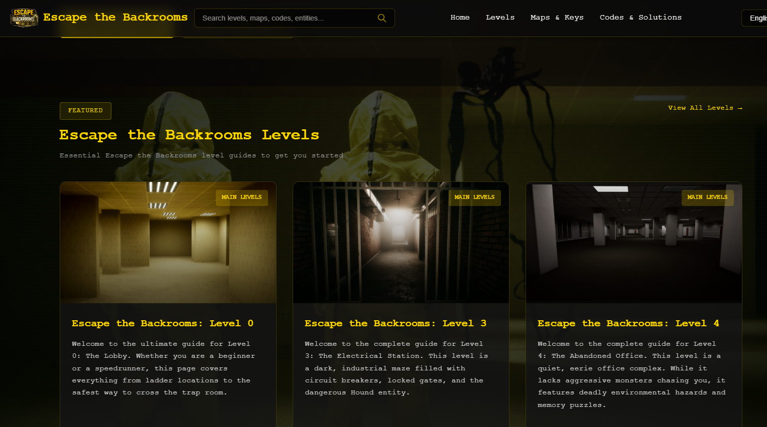 escape the back rooms level guide