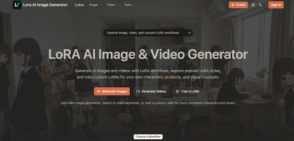 Lora AI Image Generator for lora AI Imag