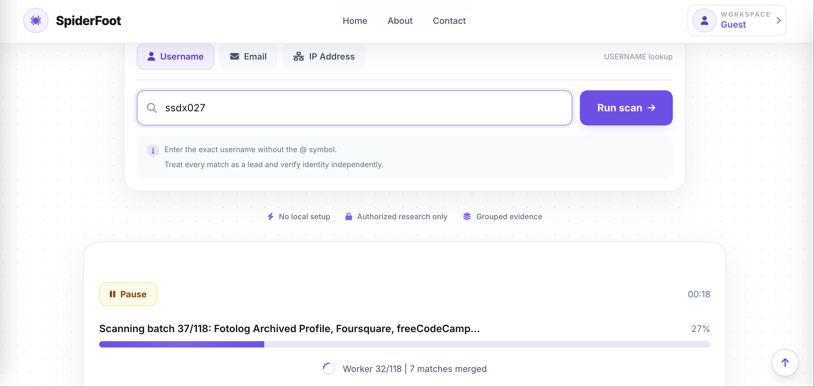 SpiderFoot OSINT Tool