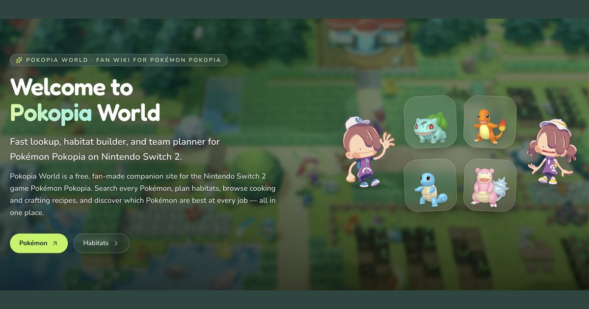Pokopia World