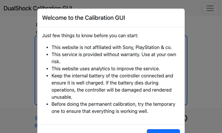 Dualshock Tools Github IO