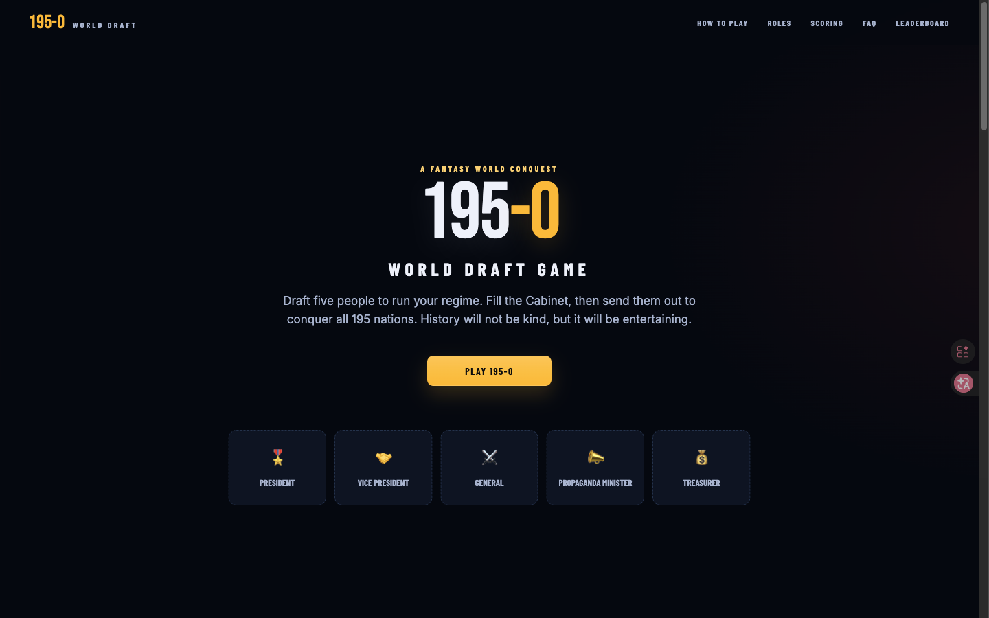 195-0 World Draft
