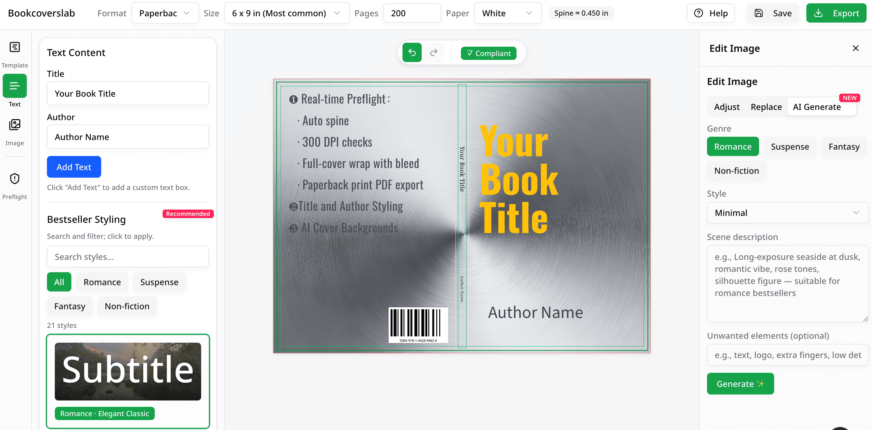 BookCoversLab – KDP Cover Creator