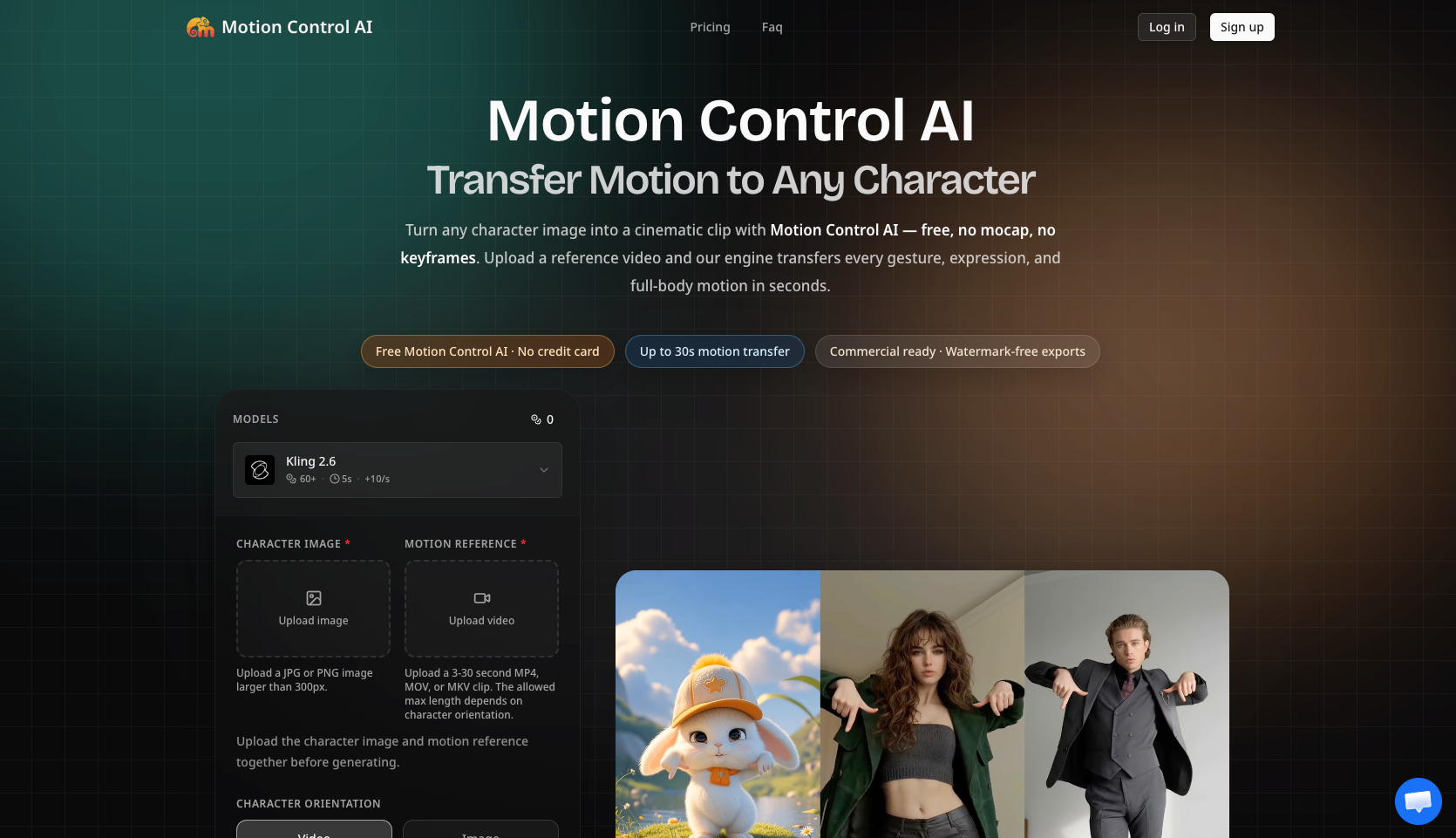 Motion Control AI Transfer Motion to Any
