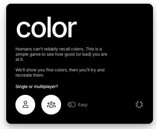color matching game