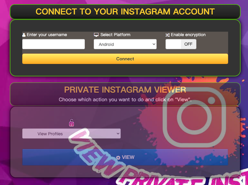 ig private viewer netlify