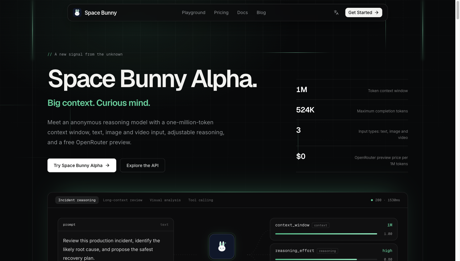 space bunny